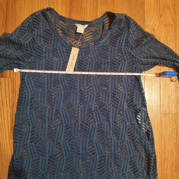 NWT Ariat Nori Tunic, Women's Size Small, Dark Blue - Picture 8 of 12